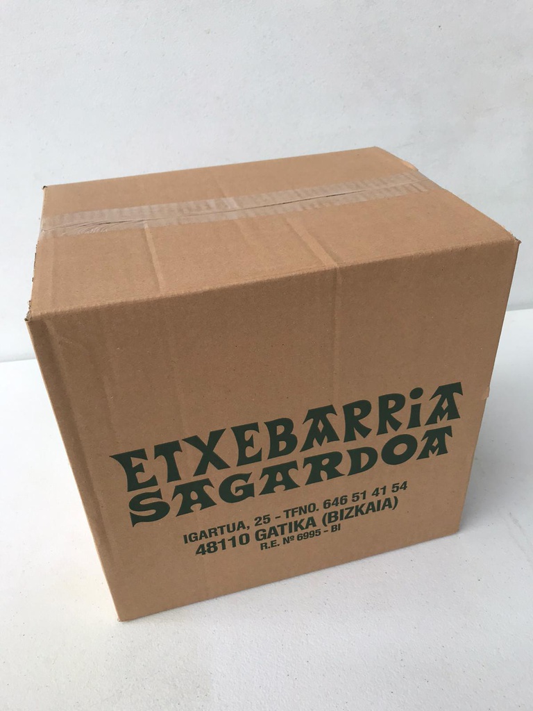 Sagardo kutxa (12 botila) Caja de sidra