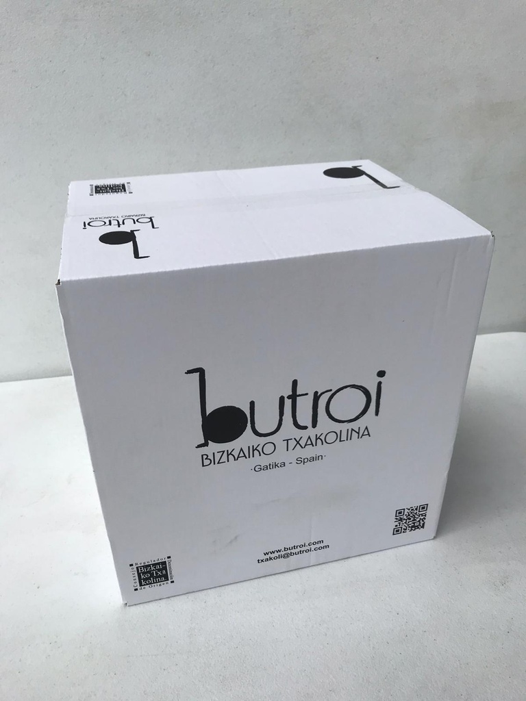 Txakoli kutxa BUTROI  (12 botila) Caja de txakoli BUTROI