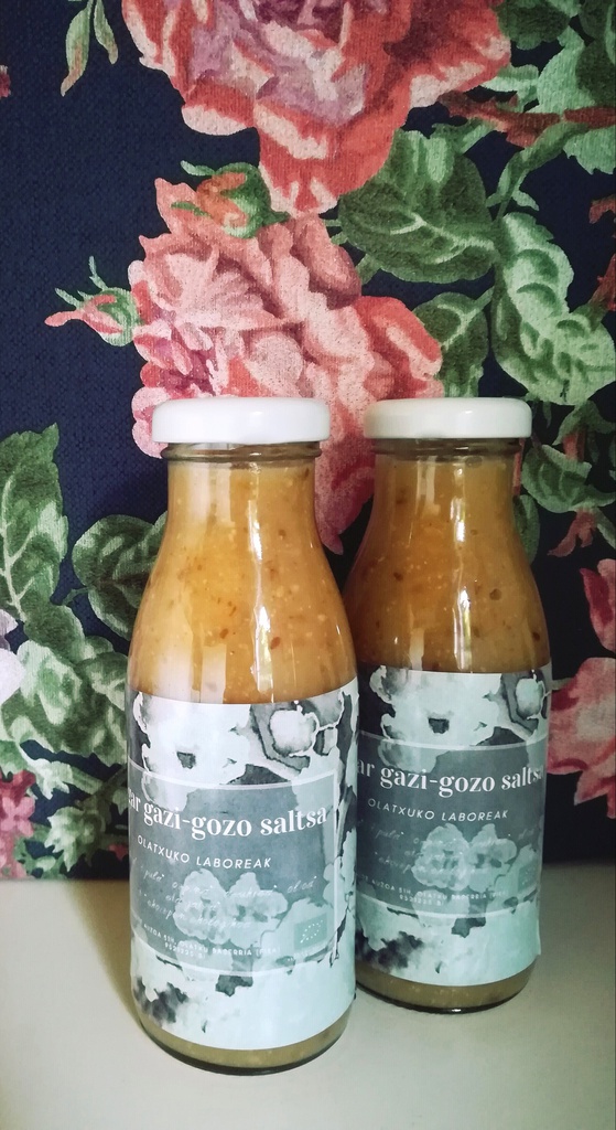 (EKO) Sagar eta sesamo saltsa  (270gr) Salsa agridulce de manzana con sésamo
